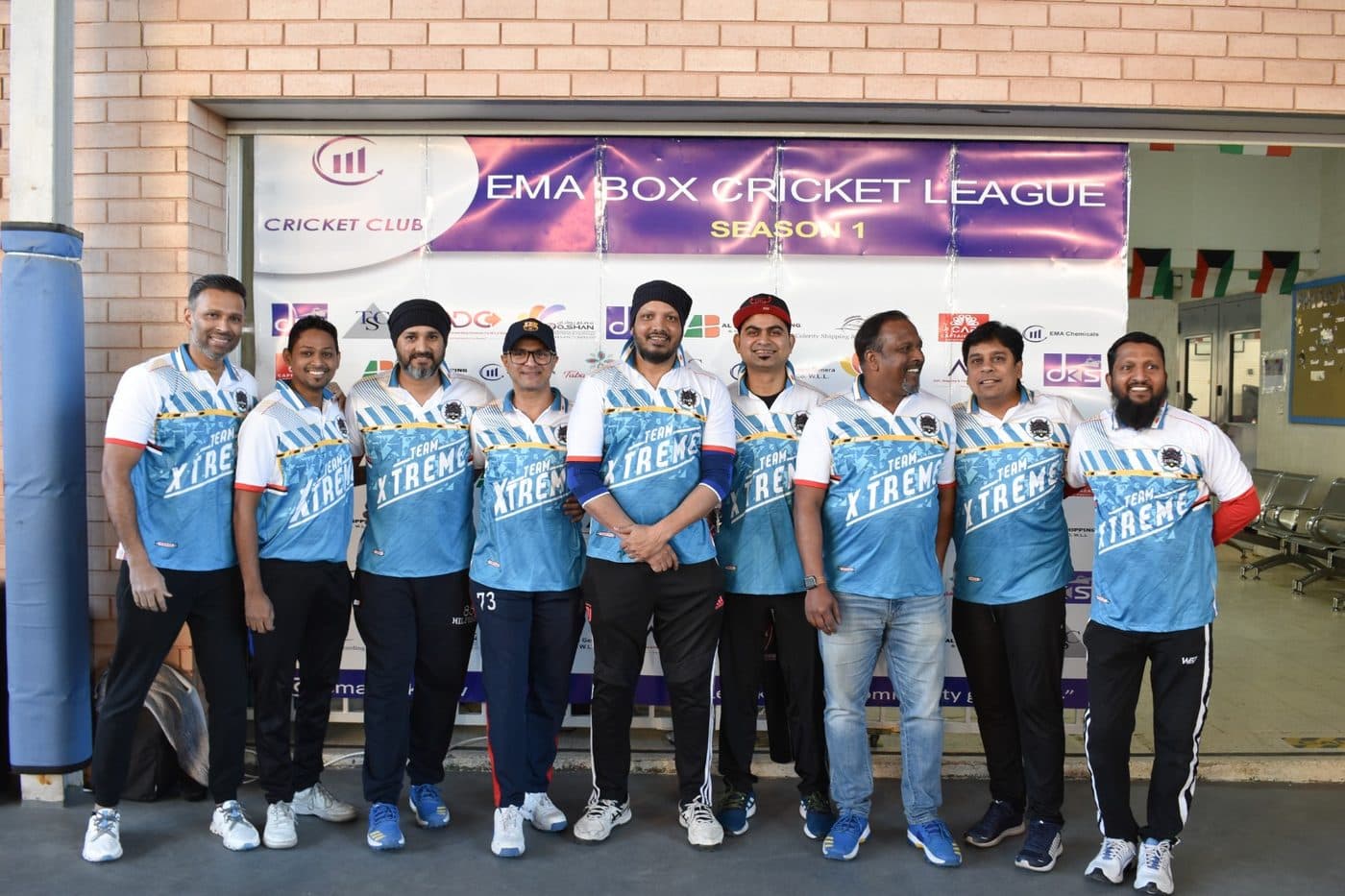 Photo from the EMA Box Cricket League Season 1 tournament in 2024