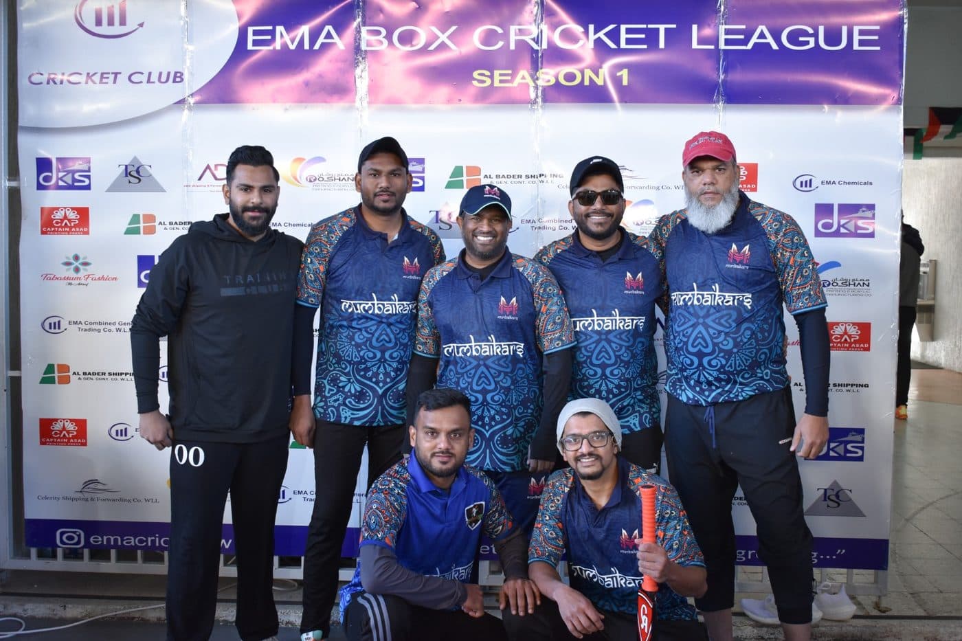 Photo from the EMA Box Cricket League Season 1 tournament in 2024