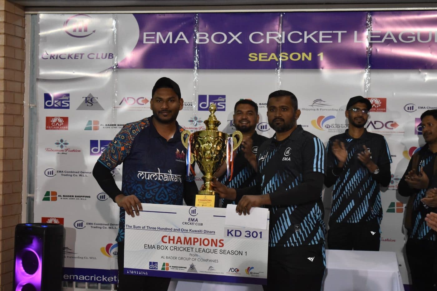 Photo from the EMA Box Cricket League Season 1 tournament in 2024