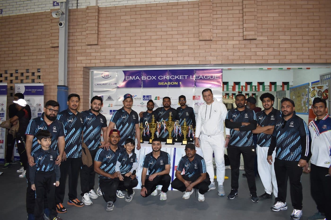 Photo from the EMA Box Cricket League Season 1 tournament in 2024