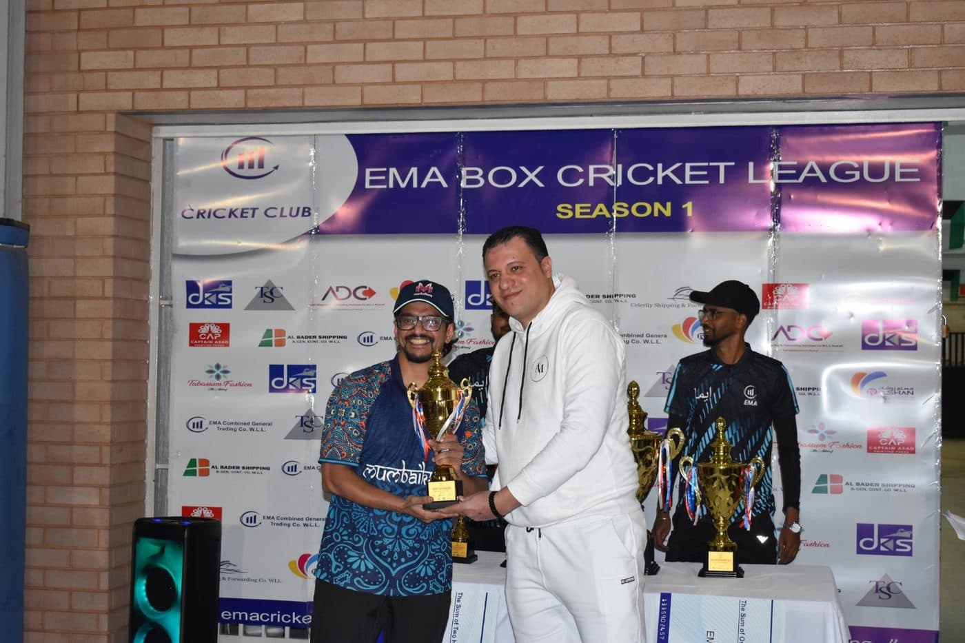 Photo from the EMA Box Cricket League Season 1 tournament in 2024
